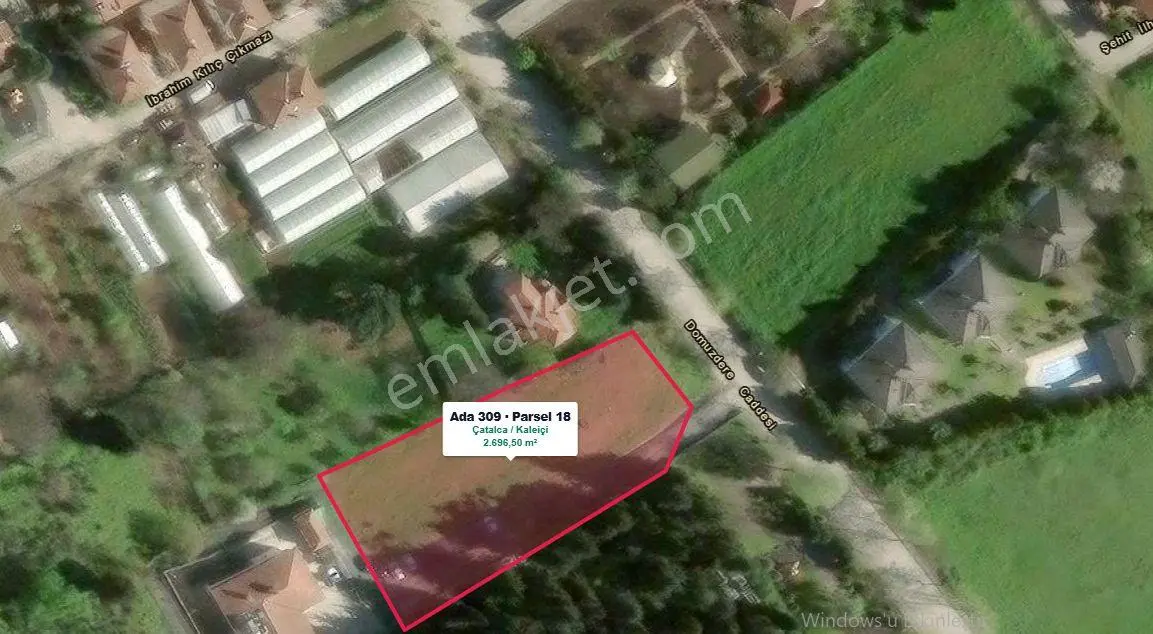 Çatalca Kaleiçi'nde 2696 M² Satılık Arsa — fotoğraf 5