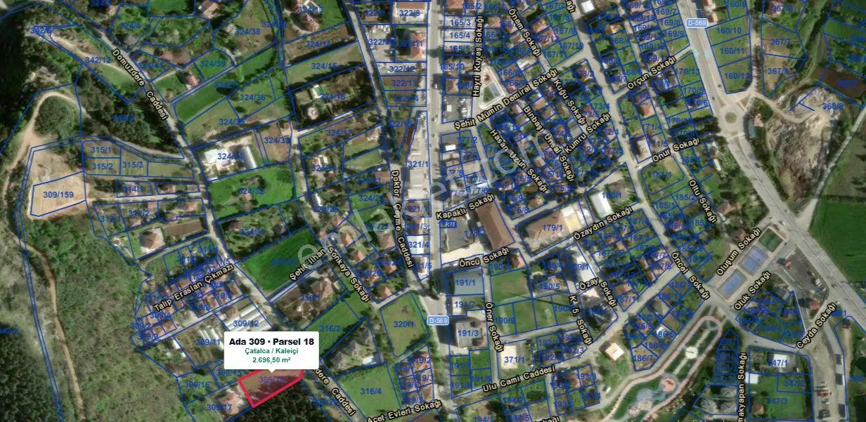 Çatalca Kaleiçi'nde 2696 M² Satılık Arsa — fotoğraf 6