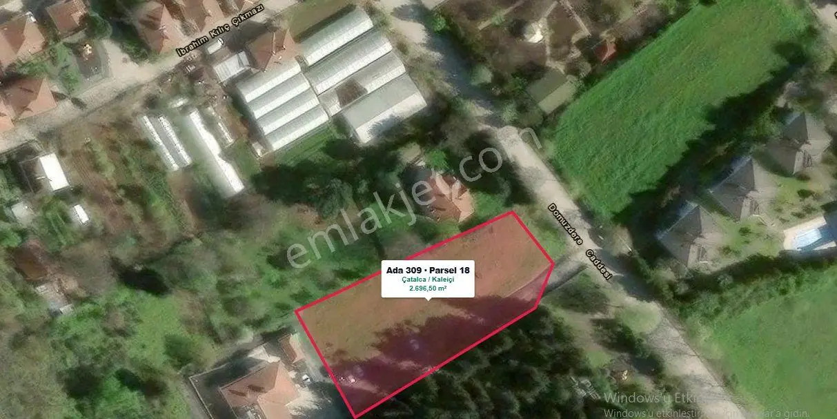 Çatalca Kaleiçi'nde 2696 M² Satılık Arsa — fotoğraf 7