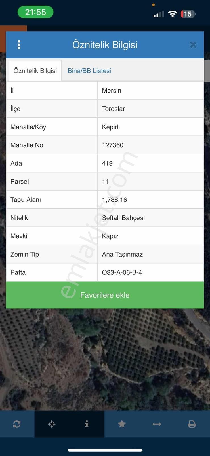 Toroslar Kepirlide 1.788 M2 Bahçe Asfalt'a 2 Nci Parsel Suyu Var — fotoğraf 14