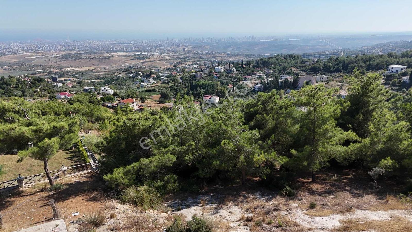 Mersin Toroslar Bulukluda Deniz & Şehir Manzaralı 600.2m² Arsa — fotoğraf 2