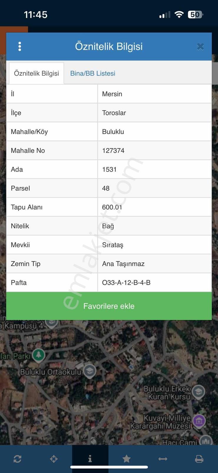 Mersin Toroslar Bulukluda Deniz & Şehir Manzaralı 600 M² Arsa — fotoğraf 6