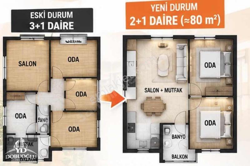 Kat Eksiği Olan 3+1 Yatırımlık Kentsel Dönüşüm Fırsatı — fotoğraf 3