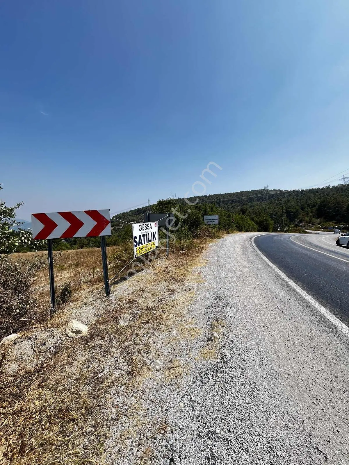 Mezitli Kuzucubelen 2.143 M2 Asfalt Yol Cepheli Deniz Manzaralı — fotoğraf 3