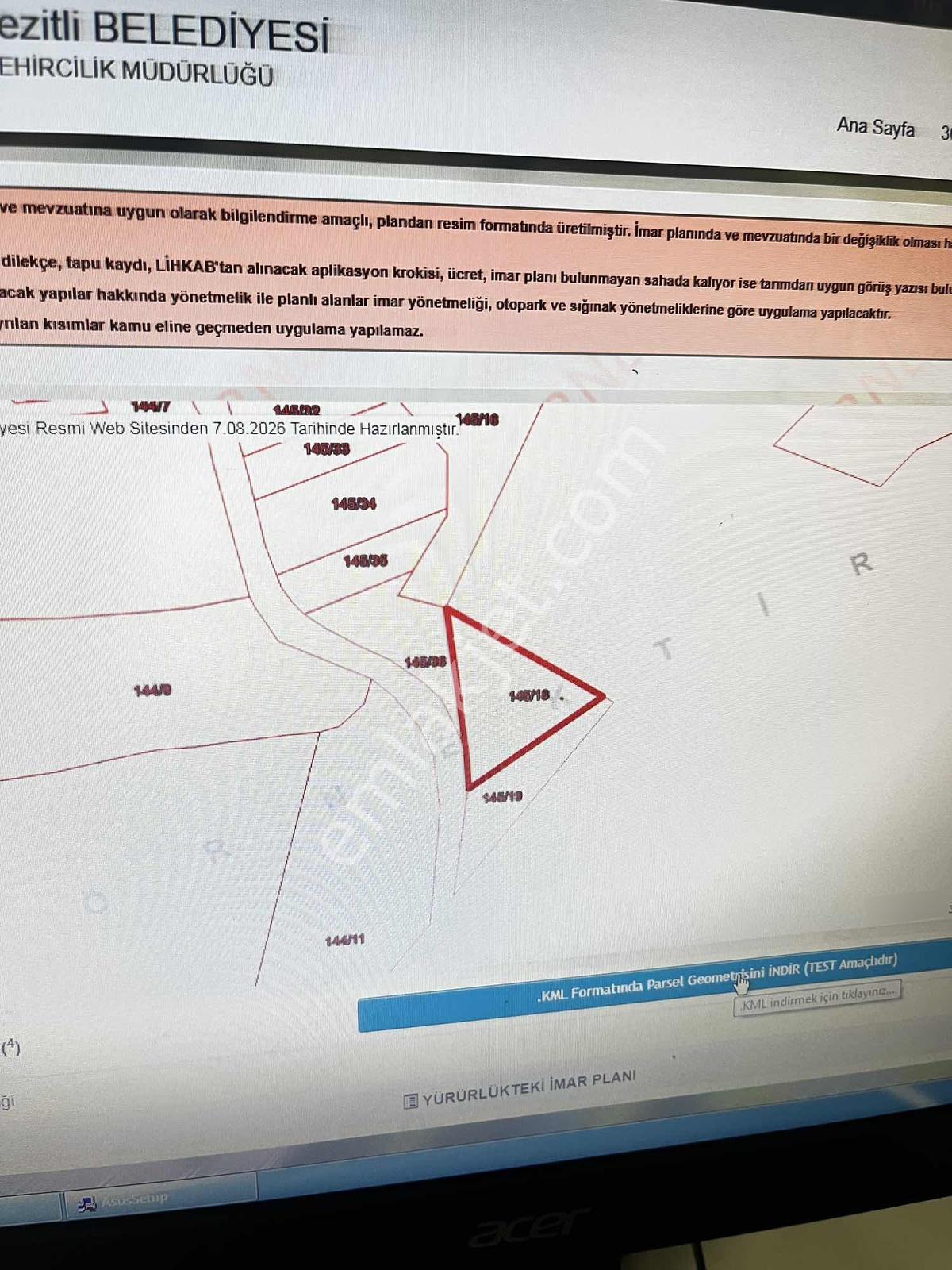 Mezitli Kuzucubelen 2.143 M2 Asfalt Yol Cepheli Deniz Manzaralı — fotoğraf 9