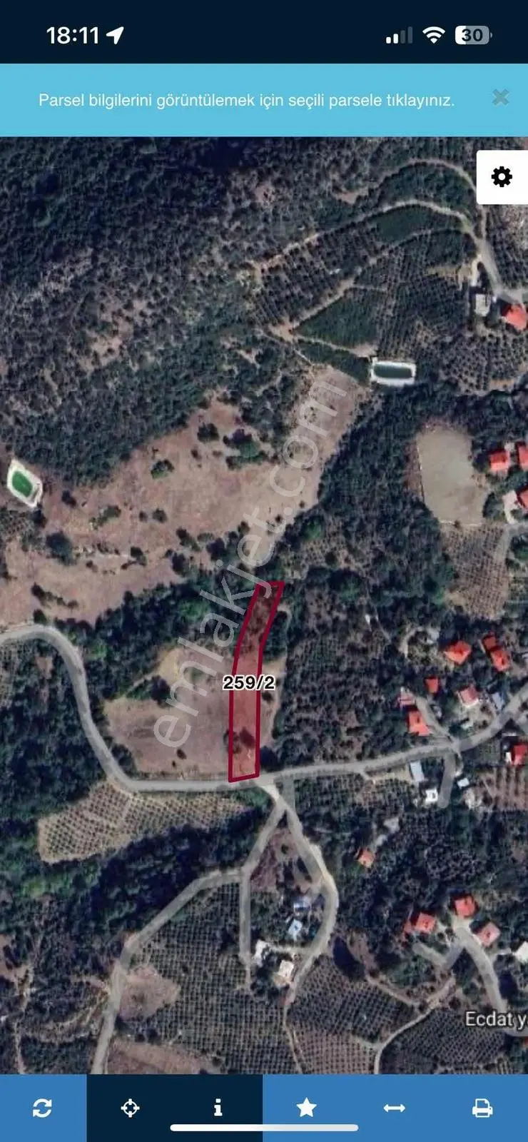 Toroslar Yeniköy Yaylasında Yatırımlık Asfalt Kenarı Arsa