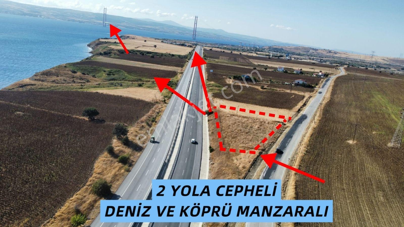 2 Yola Cepheli Deniz Ve Köprü Manzaralı İmarlı Araç Takaslı — fotoğraf 2