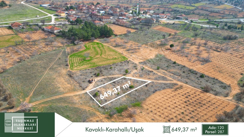 Uşak Karahallı'da 649m² Konut İmarlı Arsa — fotoğraf 5