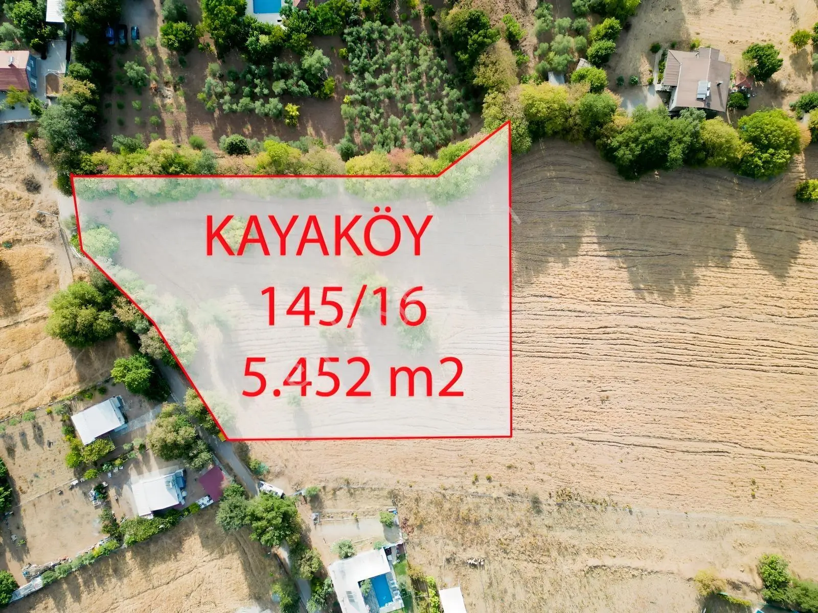 Fethiye Kayaköyün Değerlenen Bölgesinde 5.452 M² Satılık Bahçe — fotoğraf 2