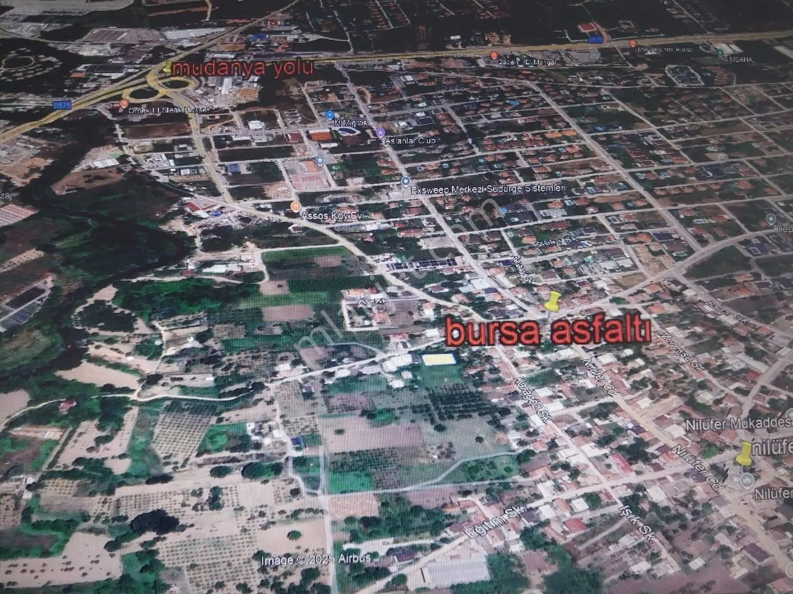 Nilüferköy'de Yeni İmara Giren 626 M² Satılık Villa Parseli