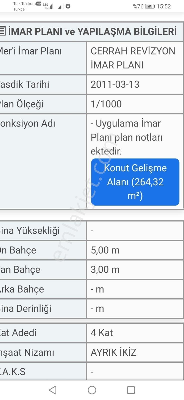 İnegöl Cerrah'ta 4 Kat İmarlı | Hemen İnşaata Hazır 264 M² — fotoğraf 14
