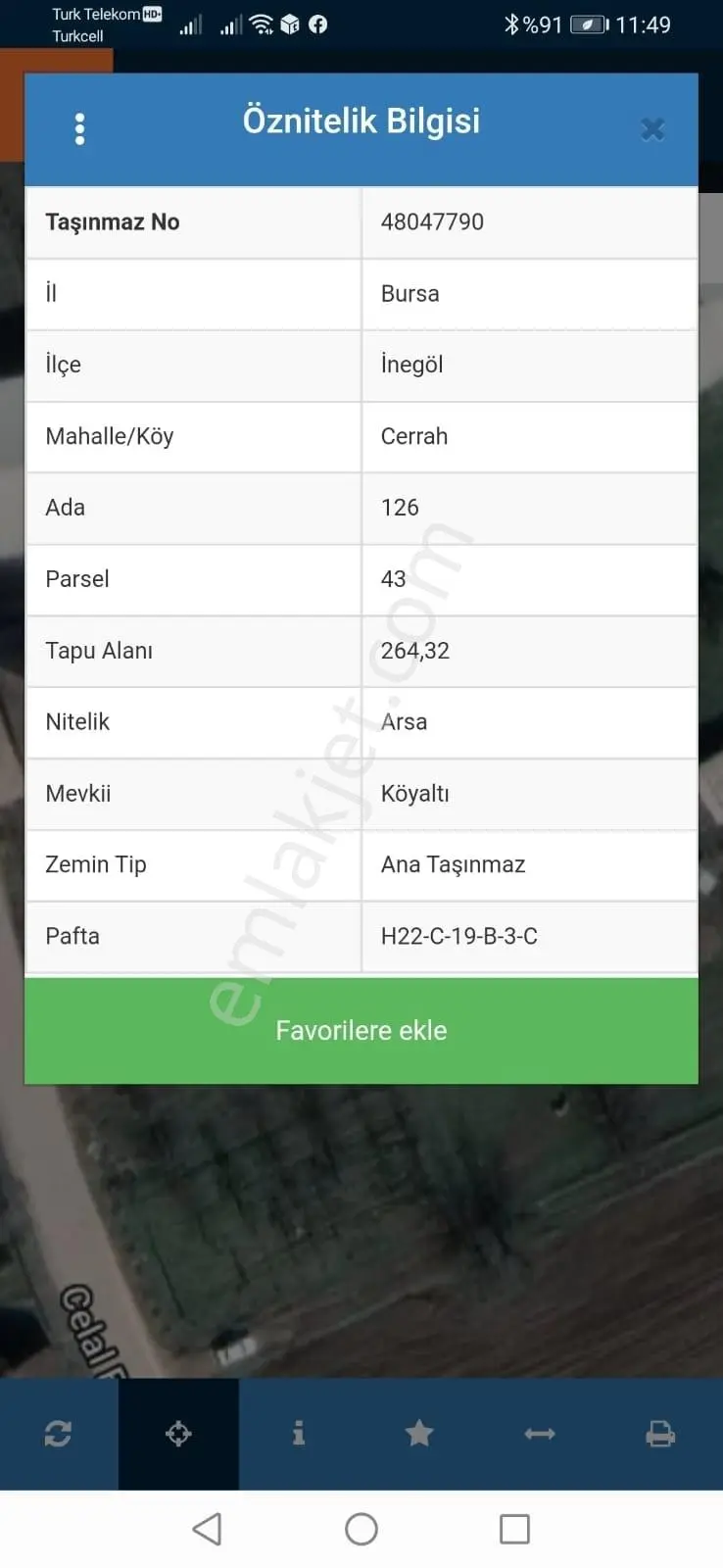 İnegöl Cerrah'ta 4 Kat İmarlı | Hemen İnşaata Hazır 264 M² — fotoğraf 16