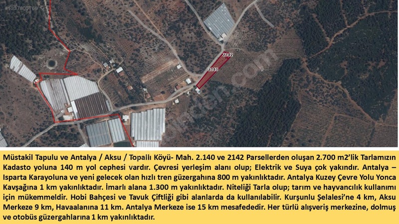 Acil Satılık Şahane Yatırımlık Tarla — fotoğraf 10