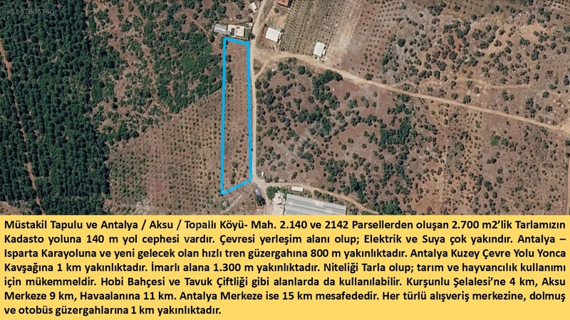Acil Satılık Şahane Yatırımlık Tarla — fotoğraf 19