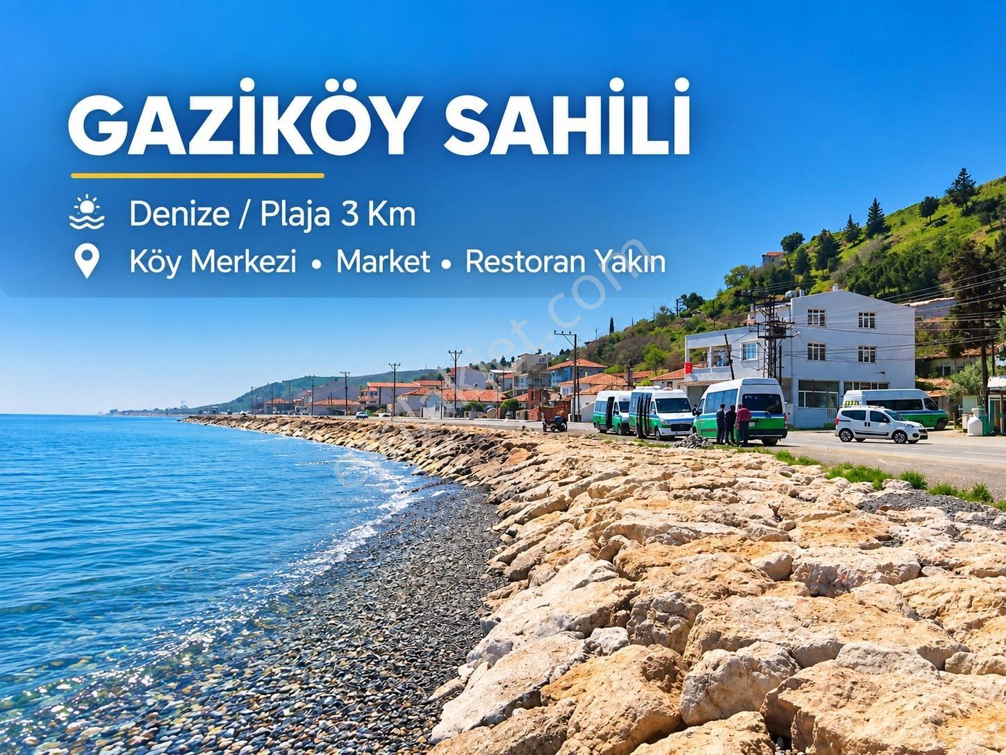 Şarköy Gaziköyde Deniz Manzaralı 9.266 M² Tek Tapu Arazi — fotoğraf 5