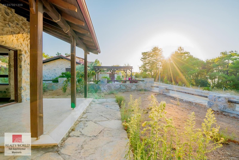 Gökçe Uçurtma Countryde 311 M² Arsa Paylı 1+1 Taş Ev — fotoğraf 13