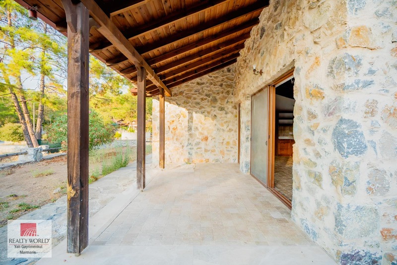 Gökçe Uçurtma Countryde 311 M² Arsa Paylı 1+1 Taş Ev — fotoğraf 14