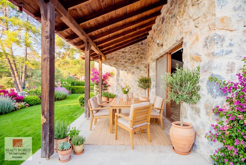 Gökçe Uçurtma Countryde 311 M² Arsa Paylı 1+1 Taş Ev — fotoğraf 26