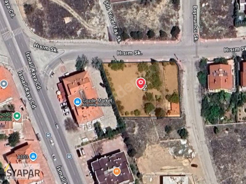 İşyapar'dan Buhara Mah. 2 Kata İmarlı 1844 M² Köşe Parsel Arsa — fotoğraf 3