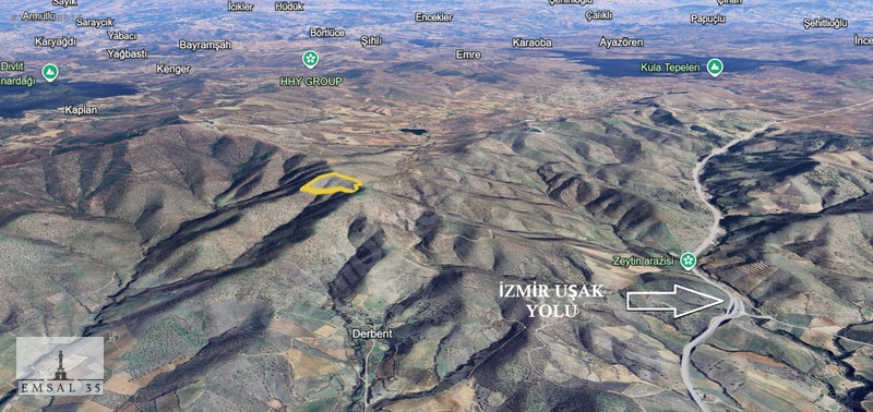 Salihlide Yatırımlık Toplam 186.639 M² Satılık 4 Adet Parsel