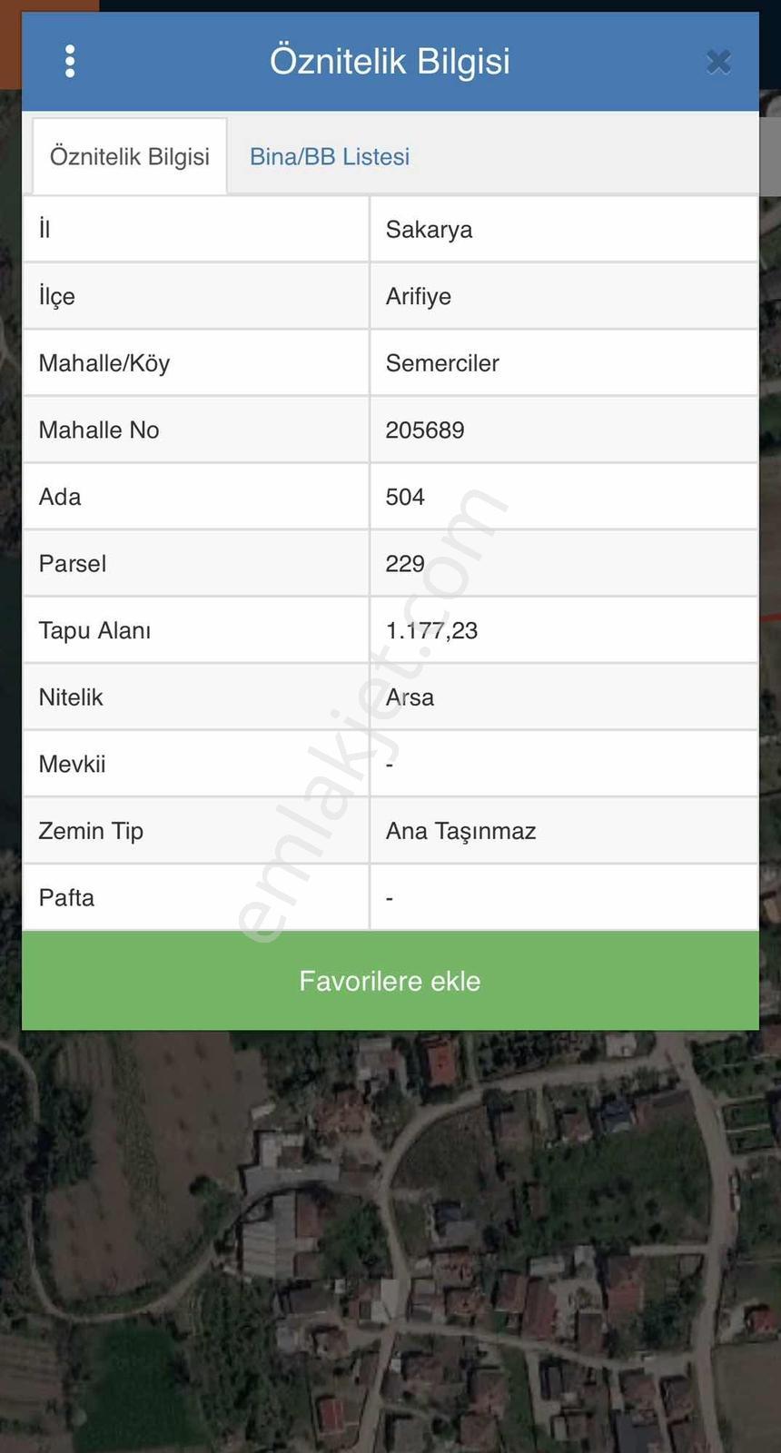 Arifiye Semercilerde Göl Manzaralı %60 İmarlı 1177,23m² Arsa — fotoğraf 2
