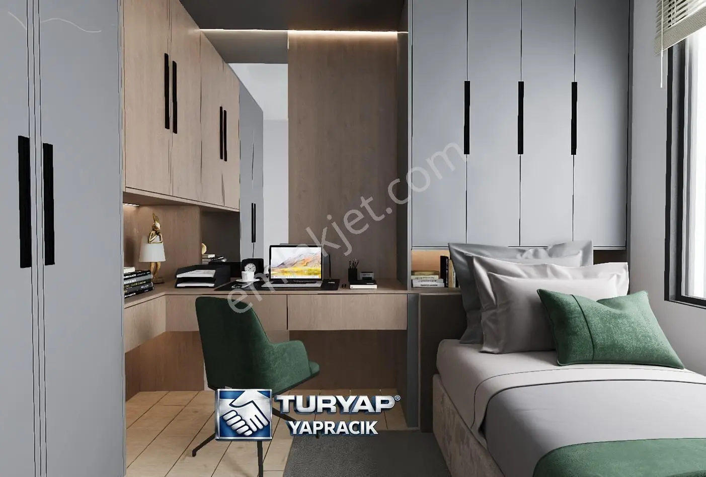 Turyap Yapracık ░ Atayurt'ta Merkezi Konumda Ara Kat 2+1 Daire — fotoğraf 3