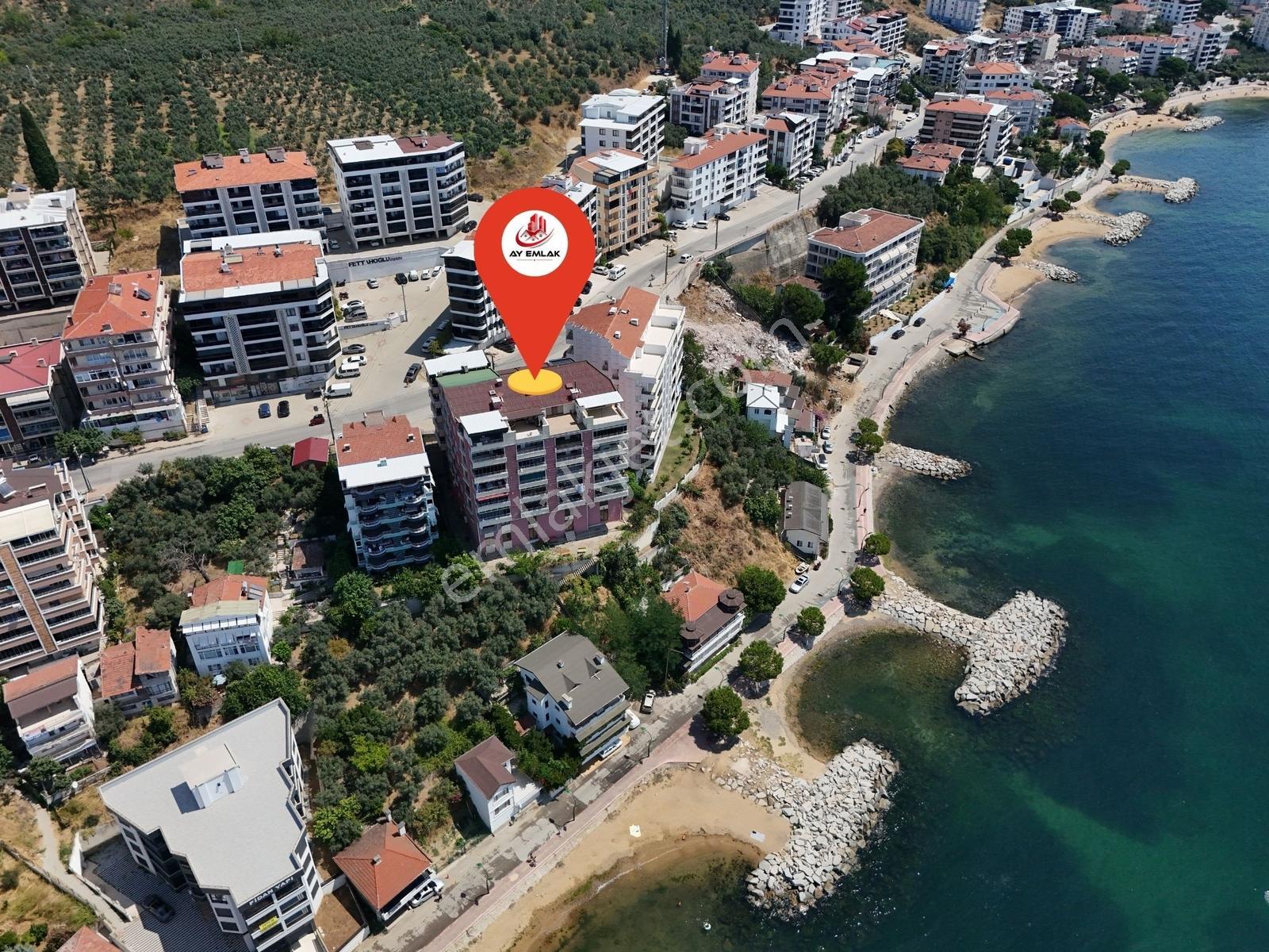 Ay Emlaktan 2+1 Ayrı Mutfaklı Full Deniz Manzaralı Daire