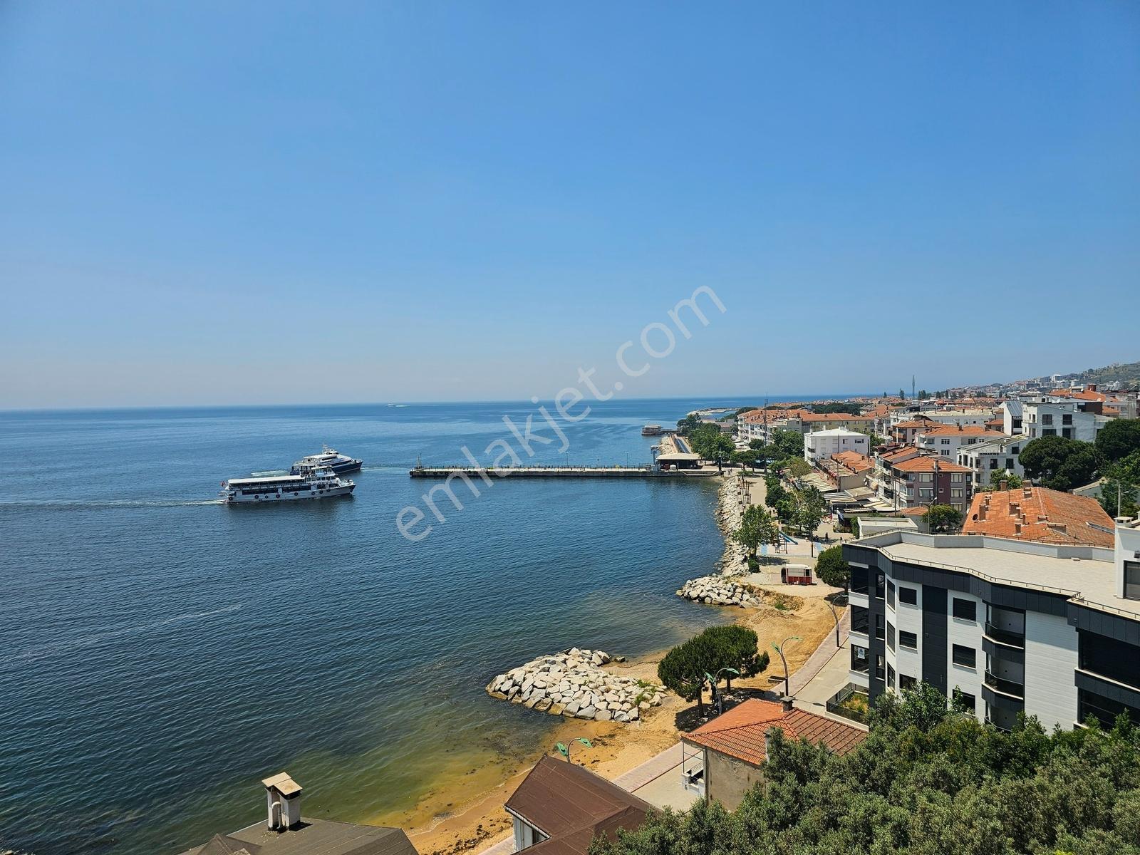 Ay Emlaktan 2+1 Ayrı Mutfaklı Full Deniz Manzaralı Daire — fotoğraf 16