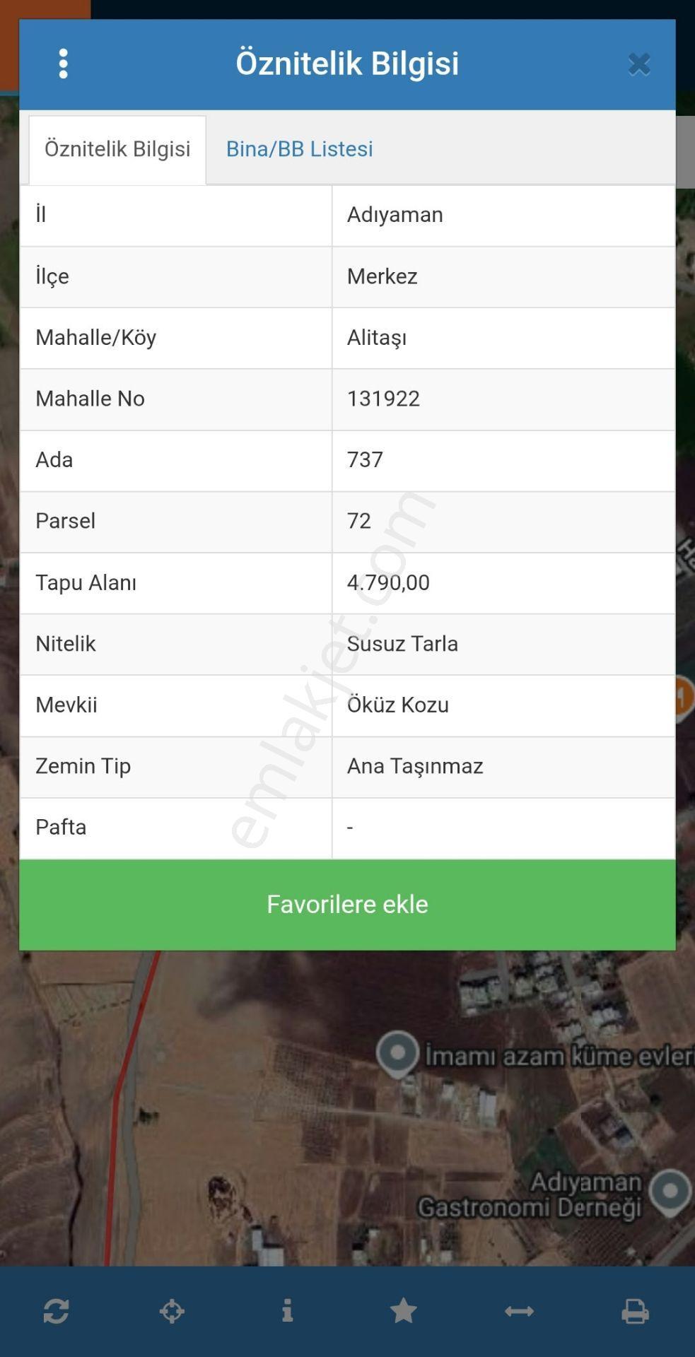 Adıyaman Alitaşı Mahallesinde 4790 M² Satılık Tarla — fotoğraf 2