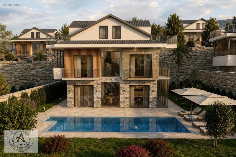 Sultan Villaları Projesi 4+1 184m2 Balkonlu Satılık Villa — fotoğraf 2