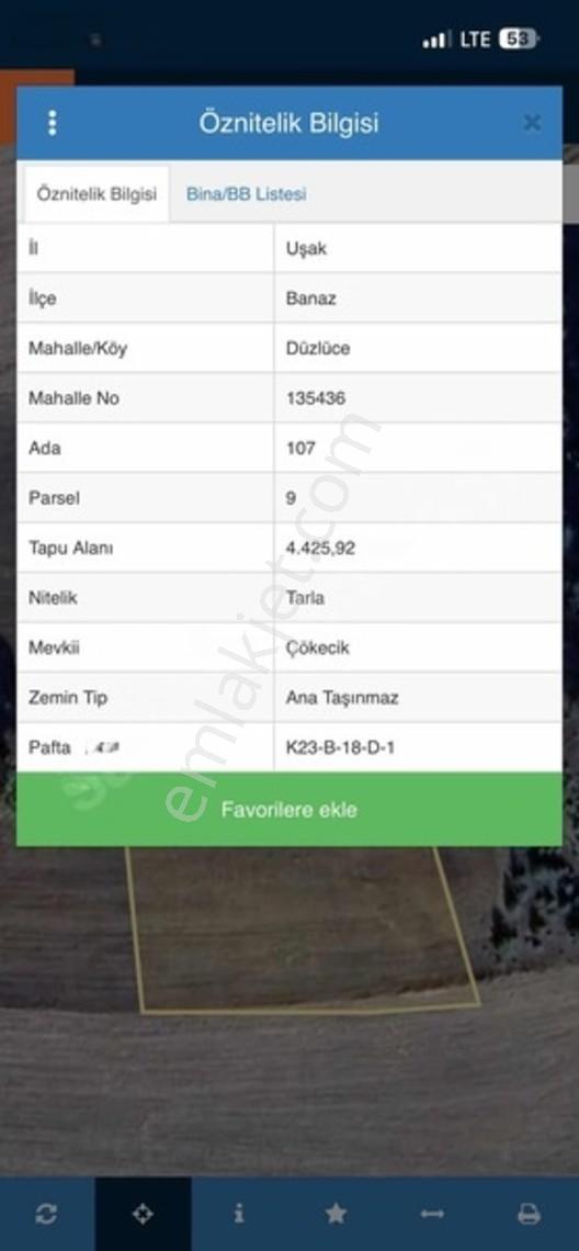 Banaz Düzlüce Köylü 4428m2 Asfalta 350 M Tarla — fotoğraf 4