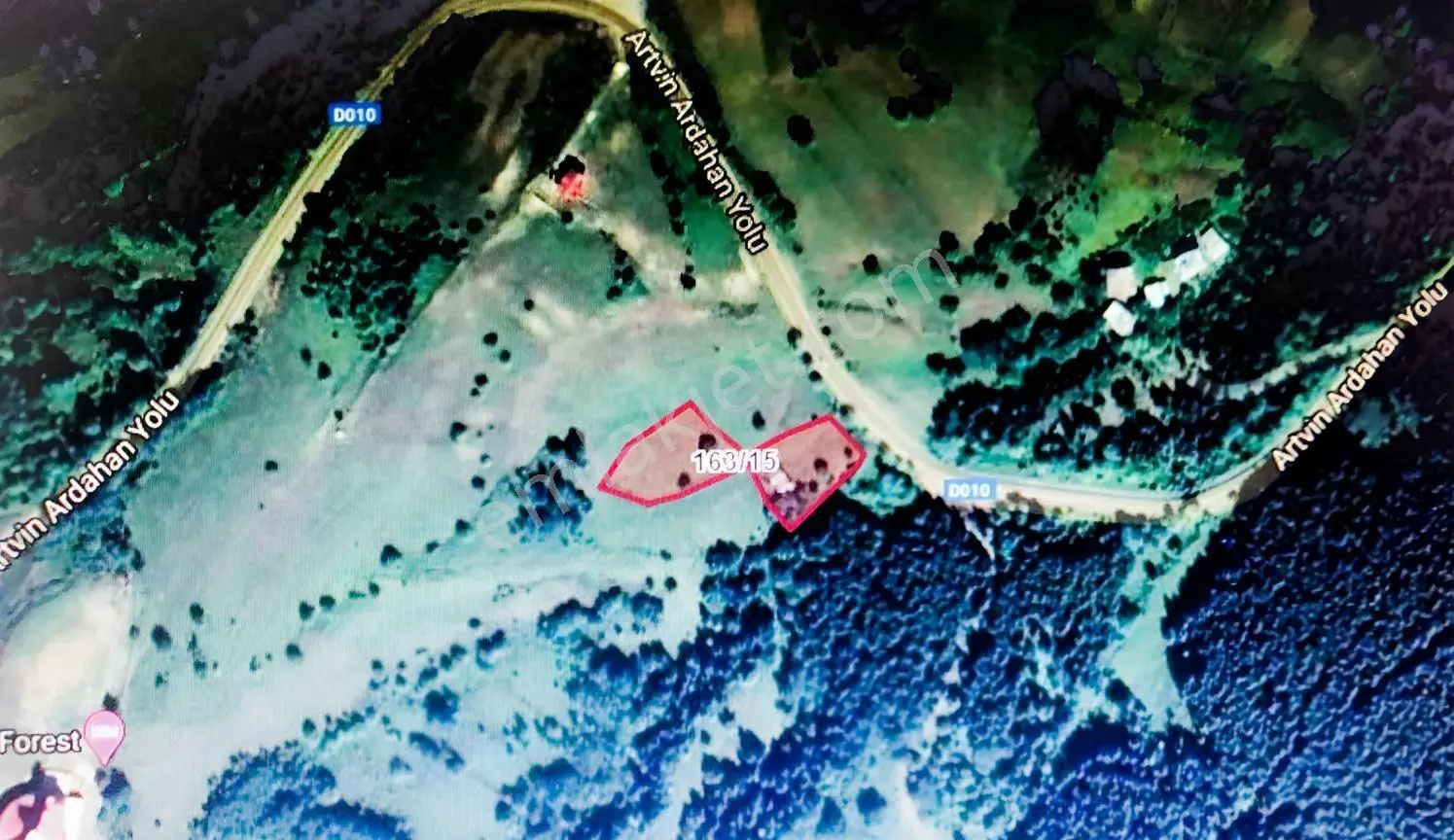 Bke Bursa Kılıç Şavşat Kocabey De Yola Cephe 3475M2 Arsa+Bahçe