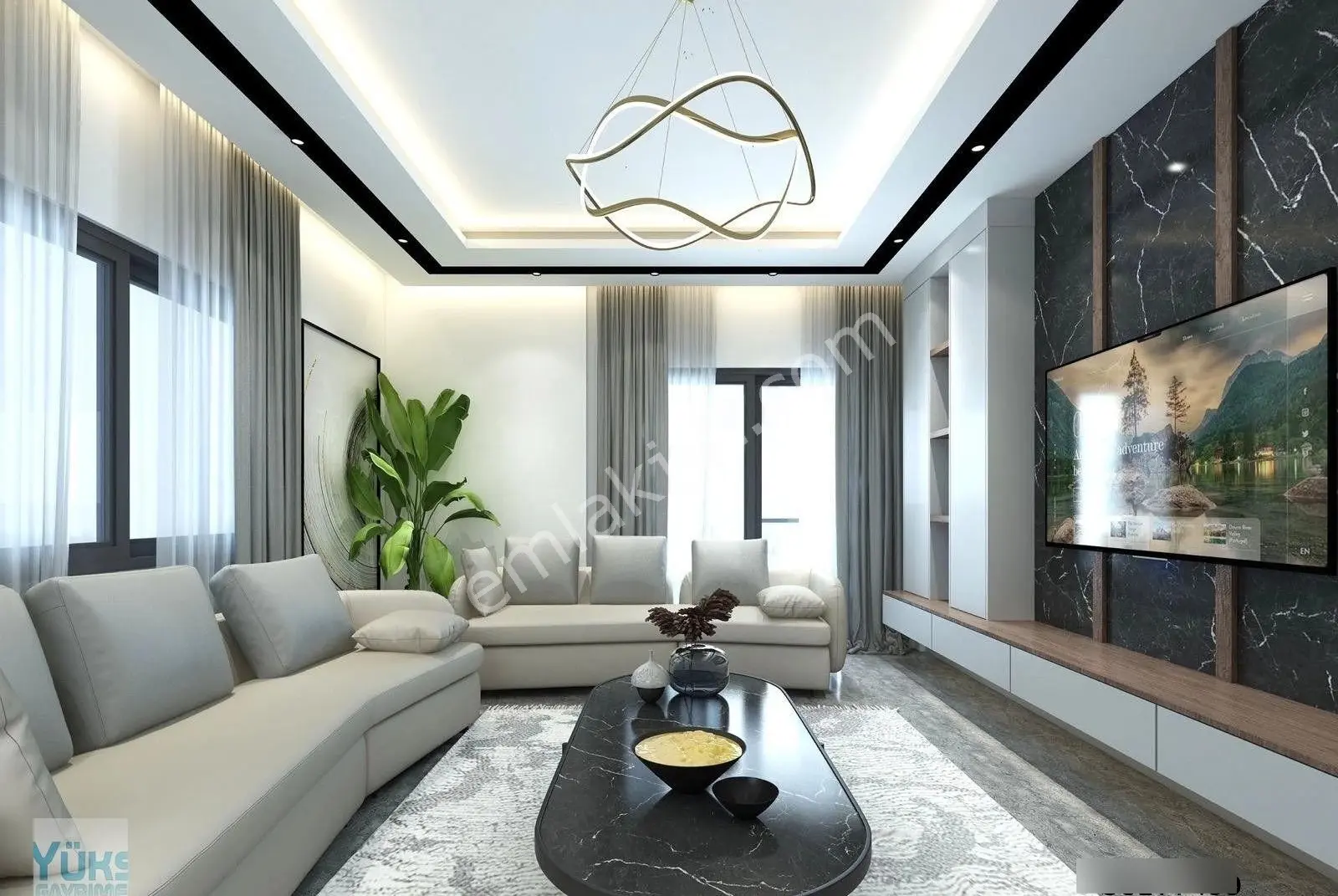 Denizli Hallaçlar Mahallesinde 2+1 120 M2 Lüks İşçilikte Satılık Daireler — fotoğraf 17