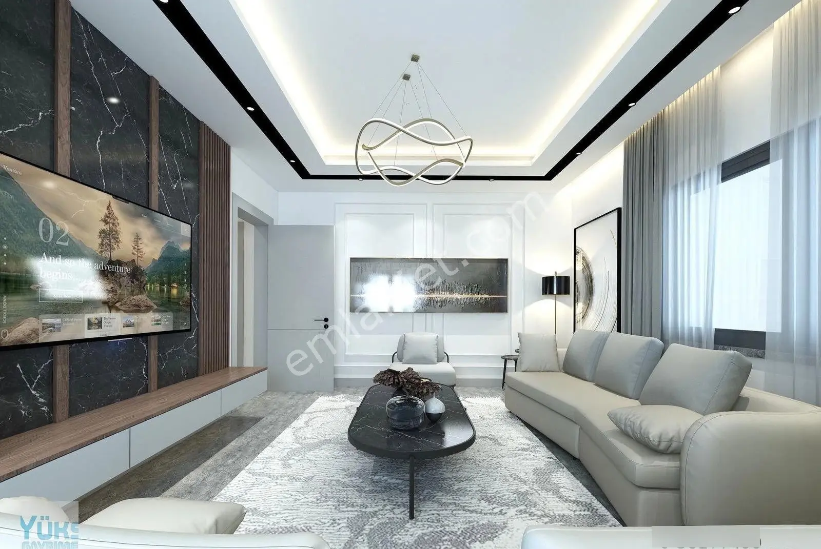 Denizli Hallaçlar Mahallesinde 2+1 120 M2 Lüks İşçilikte Satılık Daireler — fotoğraf 20