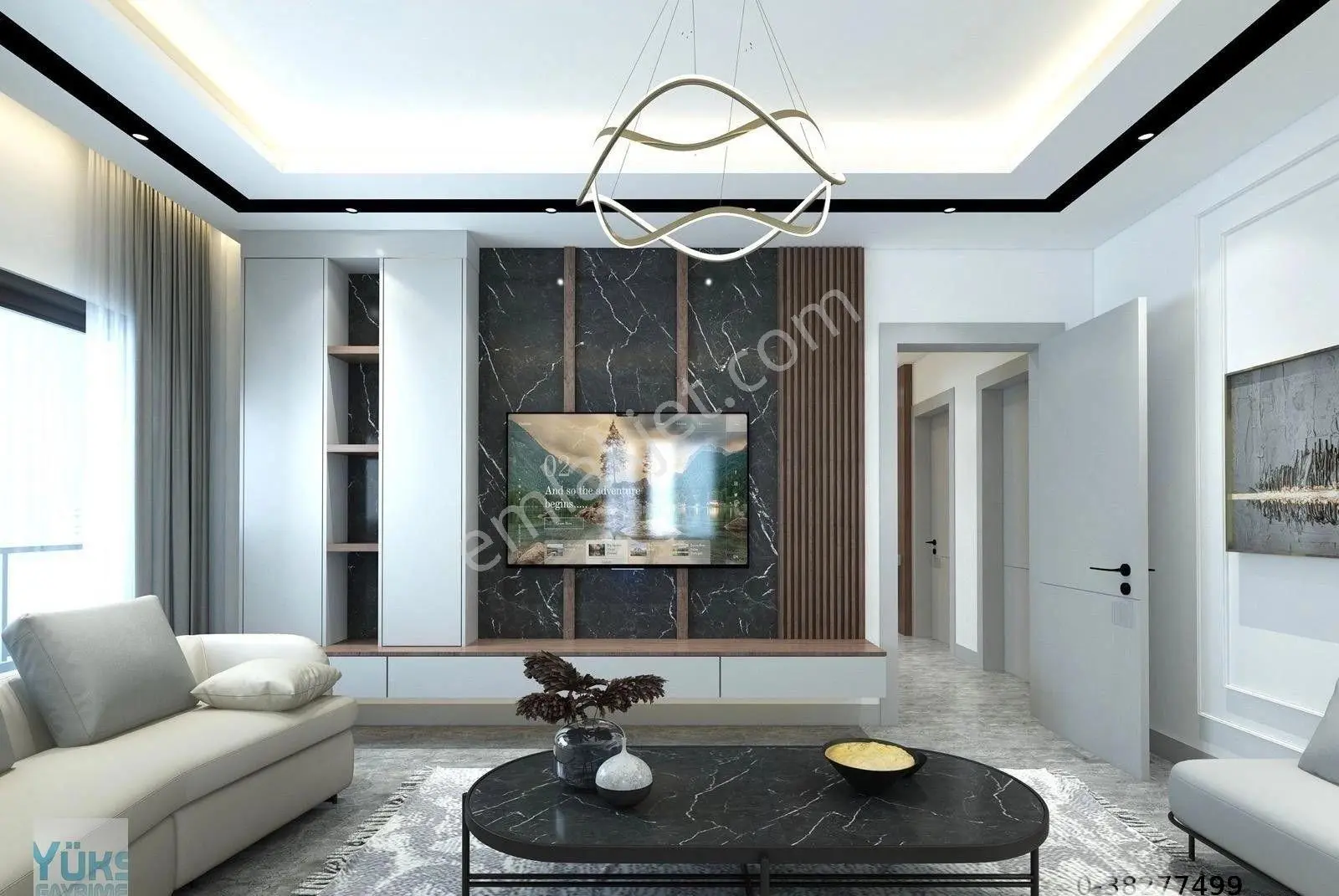 Denizli Hallaçlar Mahallesinde 2+1 120 M2 Lüks İşçilikte Satılık Daireler — fotoğraf 26
