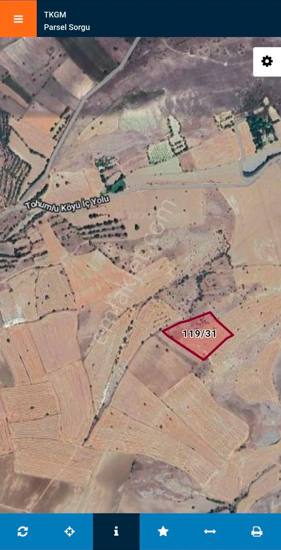 Doğukan Real Estate | Merkez Sarılı Köyü'Nde 10.894 M² Satılık Tarla