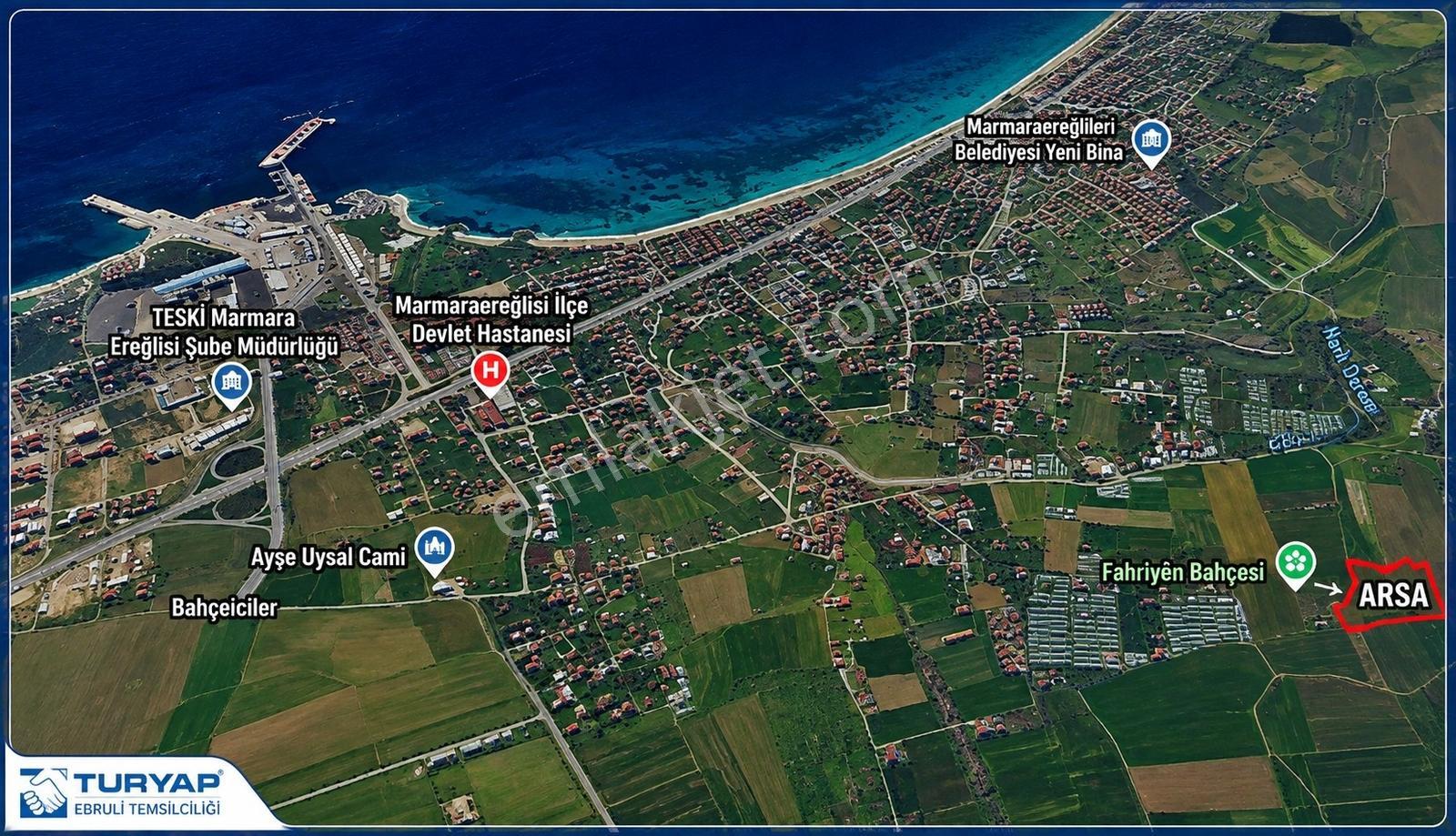 M.ereğlisi Tekirdag Da Satılık 640 Metre Köşebaşı